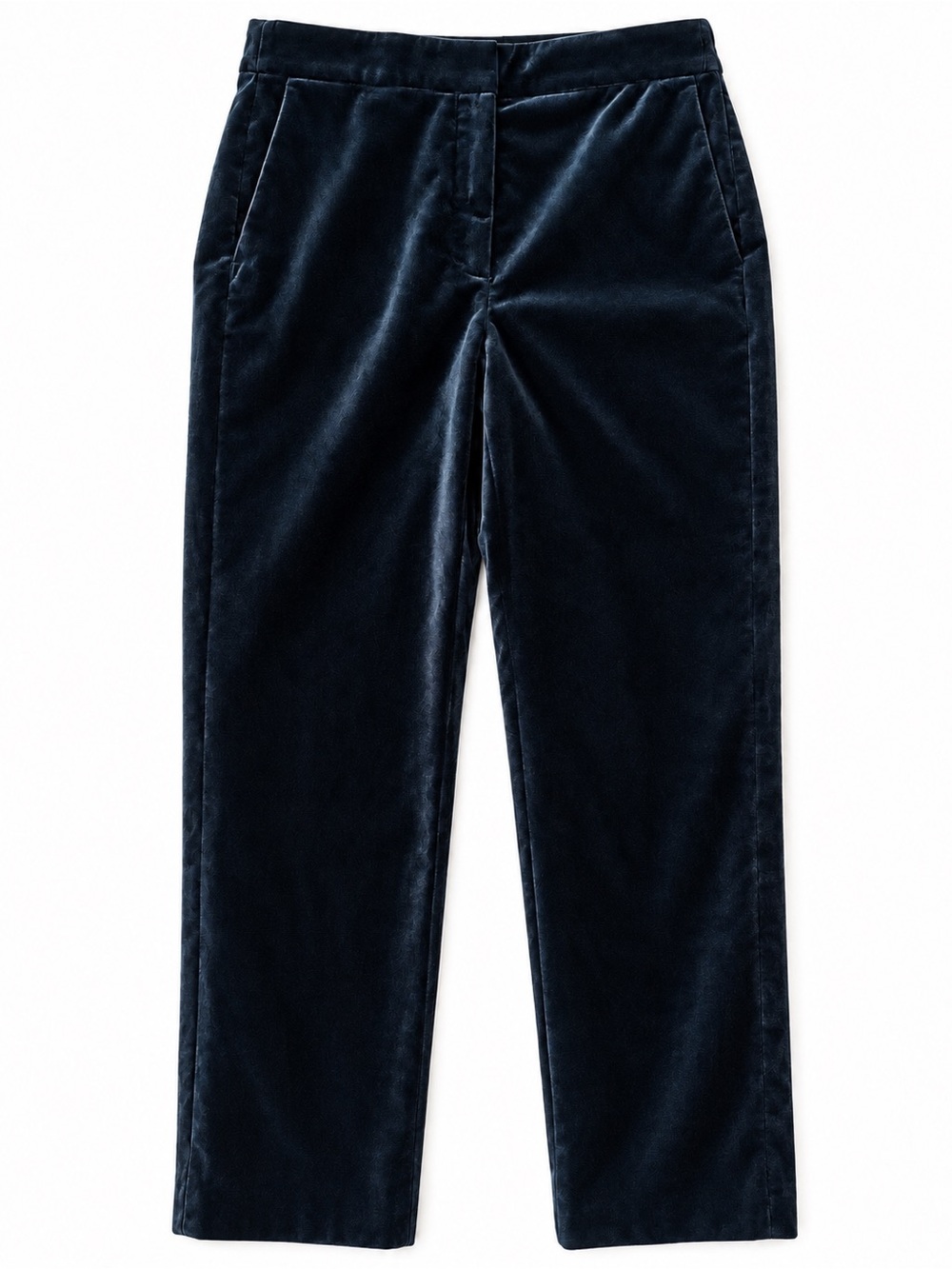 J.Crew Kate Straight-leg Pant in Stretch Velvet in Dark Evergreen Size 8